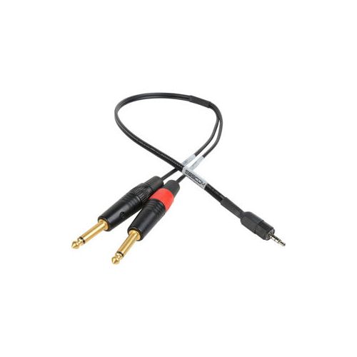  Adorama Sescom 3 Dual 1/4 Phone Plug to 3.5mm TRRS Plug Line to Mic Summing Cable SES-IPSUMTS3