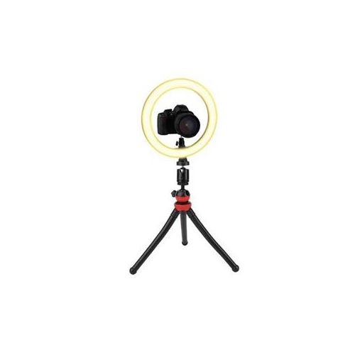  Adorama Vivitar VIV-RL10KIT 10 Streaming Essentials LED Ring Light Kit VIV-RL10KIT