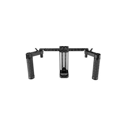  Adorama CAMVATE Adjustable 7 Cage Rig, Dual Rubber Handle & Support Bracket Accessory C2191