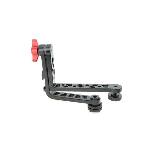  Adorama GyroVu Dual 180 Degree Tilt Hot Shoe L-Bracket Mount w/ 1/4-20 Mounting Option GV-LB-02