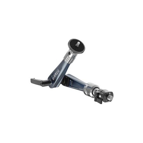  Adorama Bright Tangerine Titan Support Arm, 3/8 QR Bracket, Camera Side, Slate Gray B3000.0016