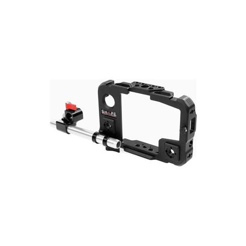  Adorama Shape Cage with 15mm LW Clamp, Swivel 15mm Rod Clamp and 15mm 6 Rod OBIROD