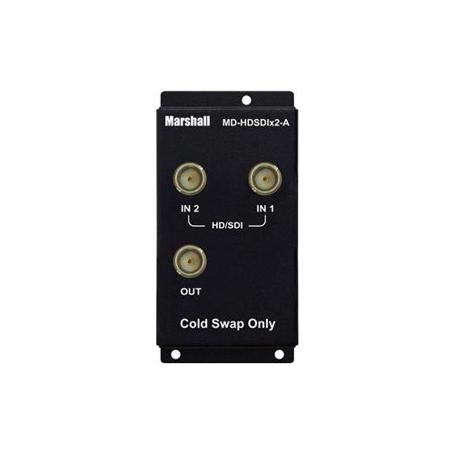  Adorama Marshall Electronics Two-Channel HD-SDI Input Module with Switched Output,Type A MD-HDSDIX2-A