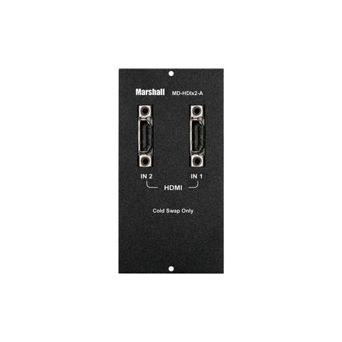  Adorama Marshall Electronics Dual HDMI Input Module for Large MD Monitors, Type A MD-HDIX2-A