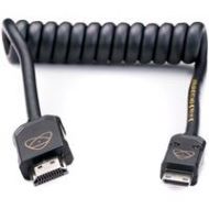 Adorama Atomos HDMI Full to HDMI Mini Coiled Cable, 30cm/12 Coiled (60cm/24 Extended) ATOM4K60C3