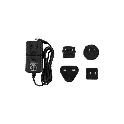  Adorama iKan 12V 2A AC/DC Universal Adapter for On-Camera Monitors & Small LED Lights AC-12V-2A-U