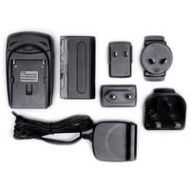 Adorama SmallHD L-Series Battery Kit with 4x Interchangeable AC Plugs PWR-BATT-KIT-LSERIES-2