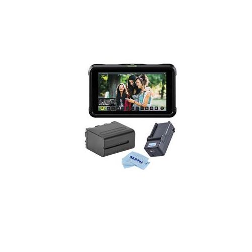  Adorama Atomos Shinobi SDI 5 3G-SDI & 4K HDMI Pro Monitor With Batteries and Charger ATOMSHBS01 C