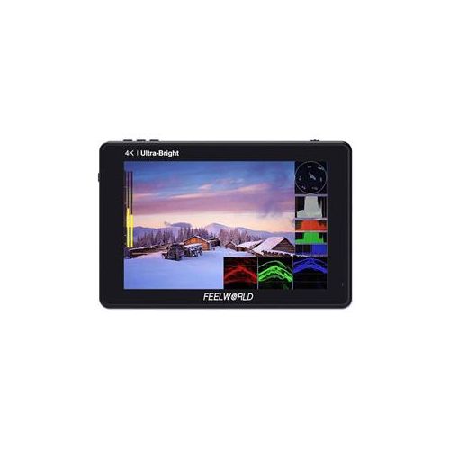  Adorama Feelworld 7 3D LUT 4K HDMI Ultra-Bright 2200nits On-Camera Touchscreen Monitor LUT7