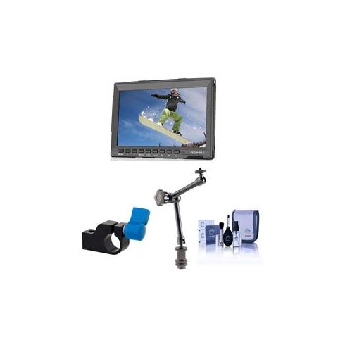  Adorama Feelworld 7 HD IPS Ultra-thin On-Camera Field Monitor, 7.5 Articulating Arm FW759 A