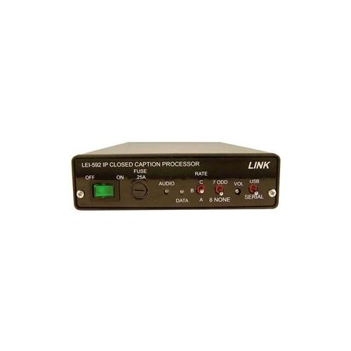  Link Electronics IP Caption Data & Audio Processor LEI-592P - Adorama