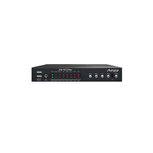  Adorama Aurora Multimedia IPX-TC3 4K 10Gbps Copper&Fiber HDMI AV-Over-IP Transceiver Box IPX-TC3-CF