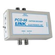 Adorama Link ELectronics PCD-88 Closed Caption Decoder with PWT-300 Power Supply PCD-88