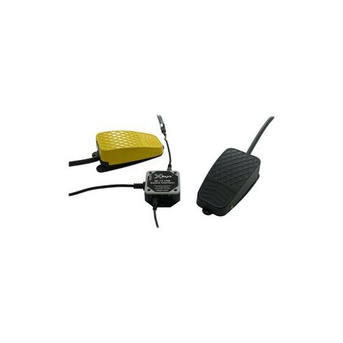  Adorama X-Keys USB Twelve-Switch Interface, Black & Yellow Commercial Foot Switches XK-12-BKYL-BU