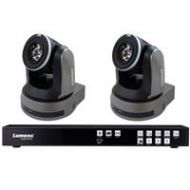 Adorama Lumens Media Processor LC200 CaptureVision, 2x VC-A61P 4K UHD PTZ Camera, Black LC200BUNDLE61PB