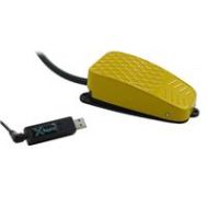 Adorama X-Keys USB Three-Switch Interface with Yellow Commercial Foot Switch XK-1309-CFYL-BU
