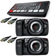 Adorama Blackmagic ATEM Mini Live Production Switcher With 2x Blackmagic Cinema Camera SWATEMMINI B