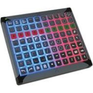 Adorama X-Keys XK-80 80-Keys USB Programmable Keyboard, Blue and Red Backlighting XK-0980-UBK80-R