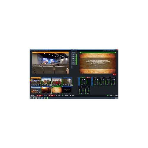  Adorama vMix 4K Live Production, Streaming and Mixing Software, Electronic Download SCSI-VMIX-4K