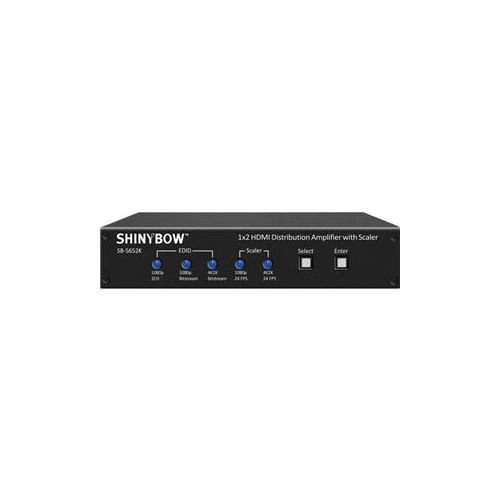  Adorama Shinybow SB-5652K 1x2 HDMI UHD 4K2K Distribution Amplifier with Scaler SB-5652K