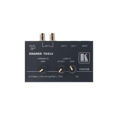  Adorama Kramer Electronics Kramer 103YCB 1:3 S-Video Distribution, Line Amplifier 103YCB