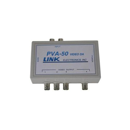  Adorama Link ELectronics 1x4 Composite Video Distribution Amplifier PVA-50