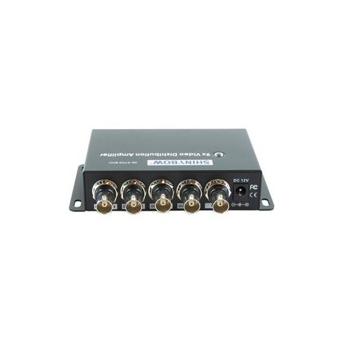  Adorama Shinybow 1x9 Composite Video Digital Distribution Amplifier, RCA Connector SB-3702RCA