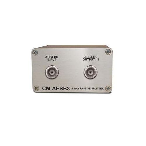  Adorama Sonifex Single 3-Way Passive AES3ID Splitter with BNC Connectors CM-AESB3