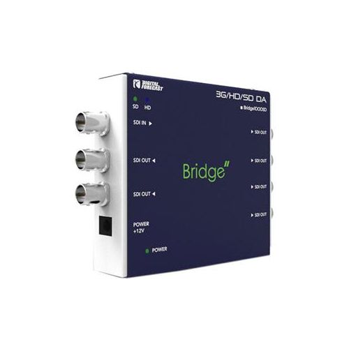  Adorama Digital Forecast Bridge Mini 3G/HD/SD-SDI & ASI 1x6 Distribution Amplifier BRIDGE 1000 SD6