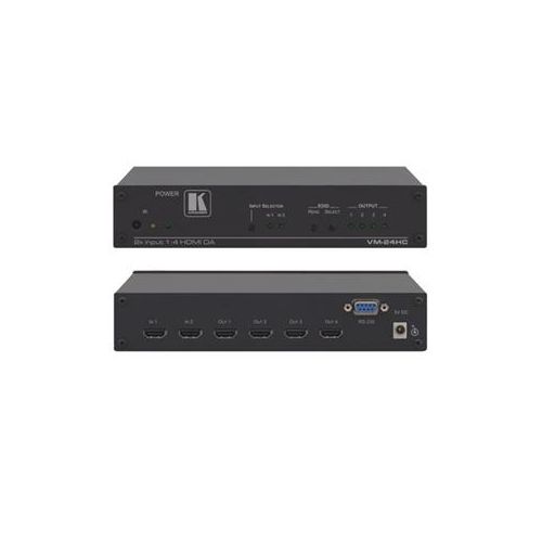  Adorama Kramer Electronics VM-24HC 2x1:4 HDMI Switcher & Distribution Amplifier VM-24HC