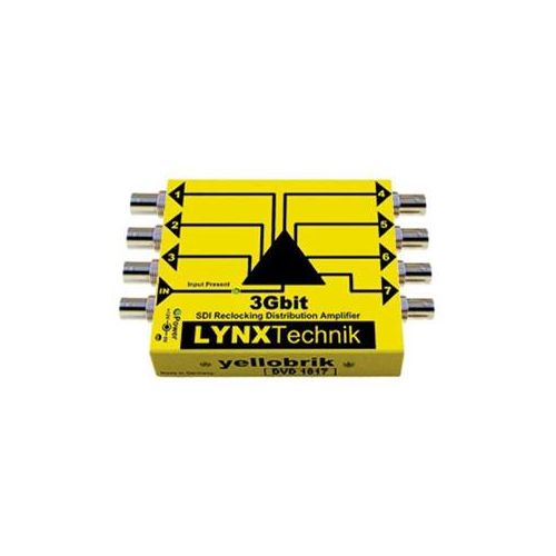 Adorama Lynx Technik AG yellobrik DVD 1817 3Gb 1x7 SDI Reclocking Distribution Amplifier DVD1817