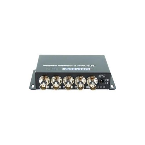  Adorama Shinybow 1x4 Composite Video Digital Distribution Amplifier, BNC Connector SB-3701BNC