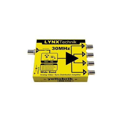  Adorama Lynx Technik AG yellobrik DVA 1714 1-4 Analog Video/Sync Distribution Amplifier DVA1714