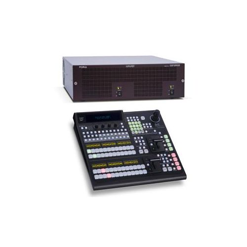  Adorama For.A HVS-390HS HD/SD Video Switcher with HVS-392ROU 2M/E 12Button Control Panel HVS-390HS 2M/E TYPE B