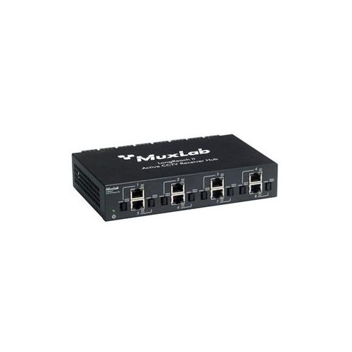  Adorama Muxlab LongReach II Active CCTV Receiver Hub, 8 Ports 500126