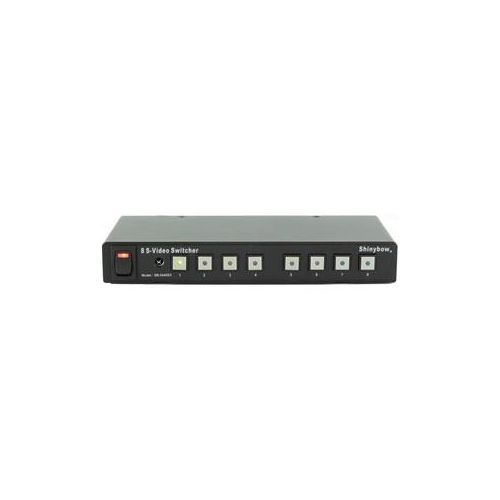  Adorama Shinybow 8x1 S-Video Selector Switcher with IR Remote Control SB-5440SV