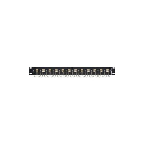  Adorama Camplex 1RU 12-Port LC Duplex Multimode Feed-Thru Panel HF-LC12-DXMM