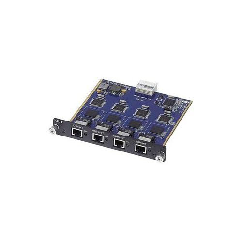  Adorama Muxlab 4 Channel HDBaseT Output Card for Multimedia 16 x 16 Matrix Switch 500476