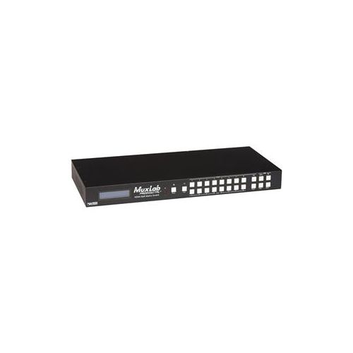  Adorama Muxlab 4K HDMI 8x8 Matrix Switch with 9x IR Sensors and 8x IR Emitters 500441