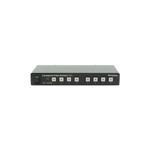  Adorama Shinybow 8x1 Composite Video Selector Switcher, BNC Connector SB-5440BNC