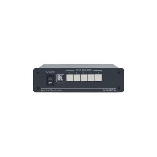  Adorama Kramer Electronics Kramer VS-55A 5x1 Stereo Audio Switcher VS55A