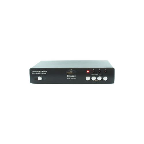  Adorama Shinybow 4x2 Component Video/Audio Routing Switcher with IR Remote Control SB-5460