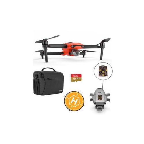  Adorama Autel Robotics EVO II Drone - With Essential Kit 128GB Card/ ARC White/ Pad/ Bag 600002001 E