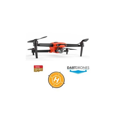  Adorama Autel Robotics EVO II Drone With 64GB MicroSDXC Card/ Landing Pad/ Online Course 600002001 A