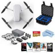 Adorama DJI Mavic Mini Fly More Combo W/32GB MicroSDHC Card /Go Pro Case /Software Pack CP.MA.00000123.01 O