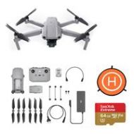 Adorama DJI Mavic Air 2 4K Drone With Free Accessorie 64GB microSDXC Card/FS Landing Pad CP.MA.00000176.03 A