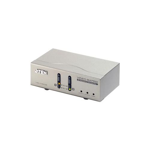  Aten VS0202 2x2 VGA Video Matrix Switch with Audio VS0202 - Adorama