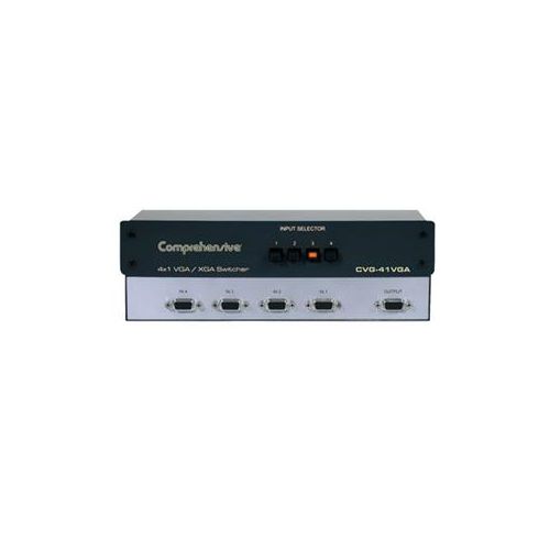  Adorama Comprehensive 4x1 VGA/XGA Mechanical Switcher, 750MHz Bandwidth CVG-41VGA