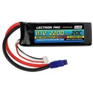 Adorama COMMON SENSE RC Lectron Pro 11.1V 2200mAh 20C Lipo Battery, EC3 Connector 3S2200-20E