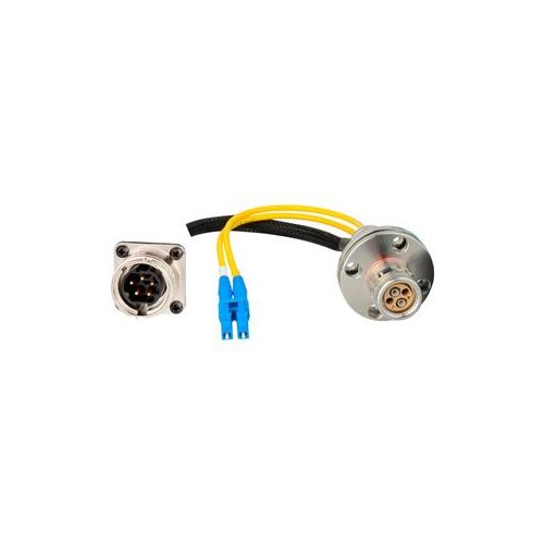  Adorama Camplex 24 LEMO FXW to Duplex ST & 5-Pin AMP RG Inline Fiber Breakout Cable HF-FXWBP5ST-24IN